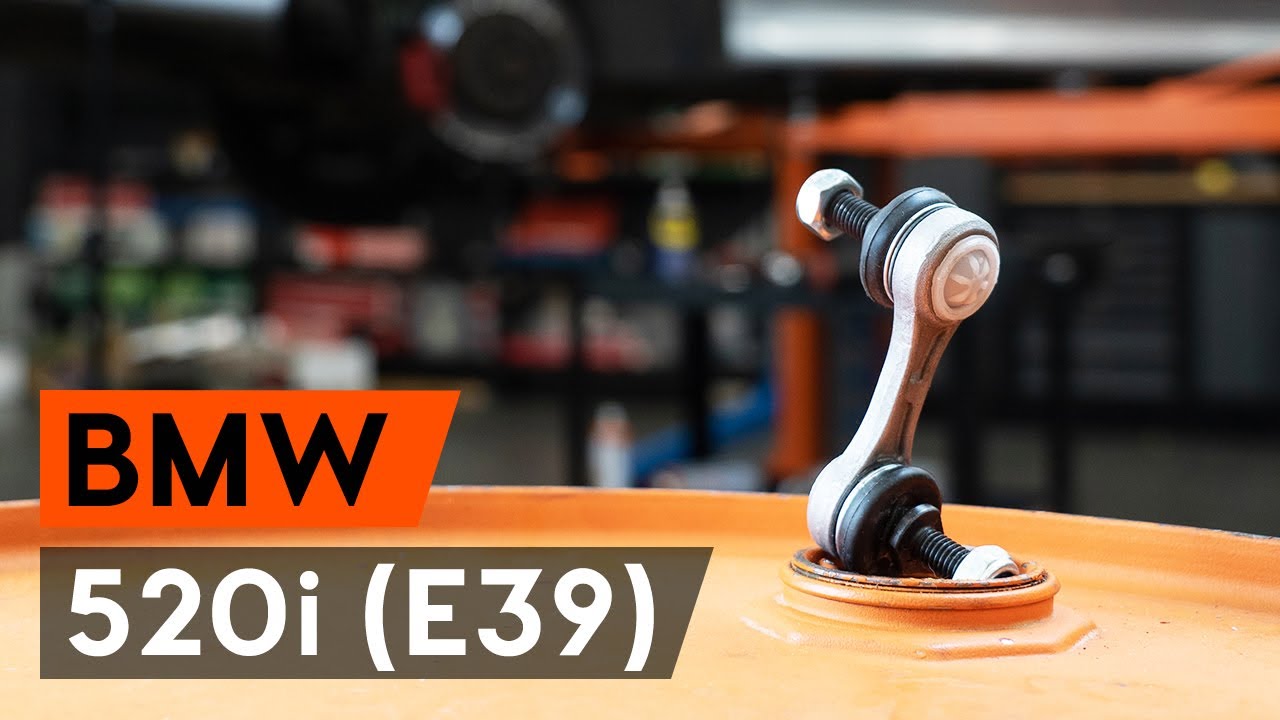 Comment remplacer une biellette de barre stabilisatrice arrière sur BMW 520i E39 [TUTORIEL AUTODOC]