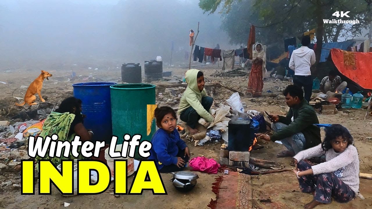 Inside Delhi’s Winter Crisis 🇮🇳 Extreme Cold, Toxic Smog & Homeless Reality | India Documentary 4K