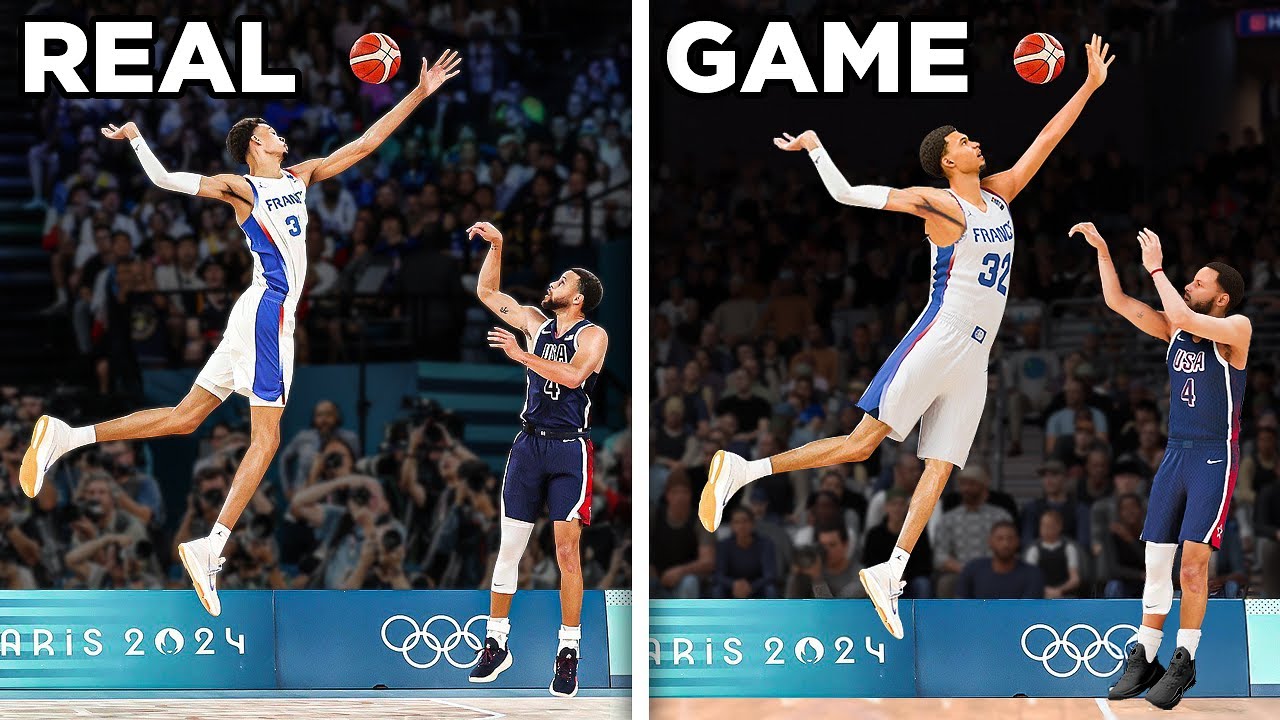 Воссоздание одного культового трёхочкового броска Стефа Карри каждого года