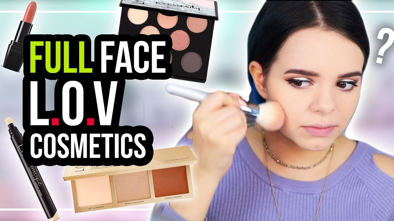 FULL FACE of L.O.V COSMETICS! 🤔
