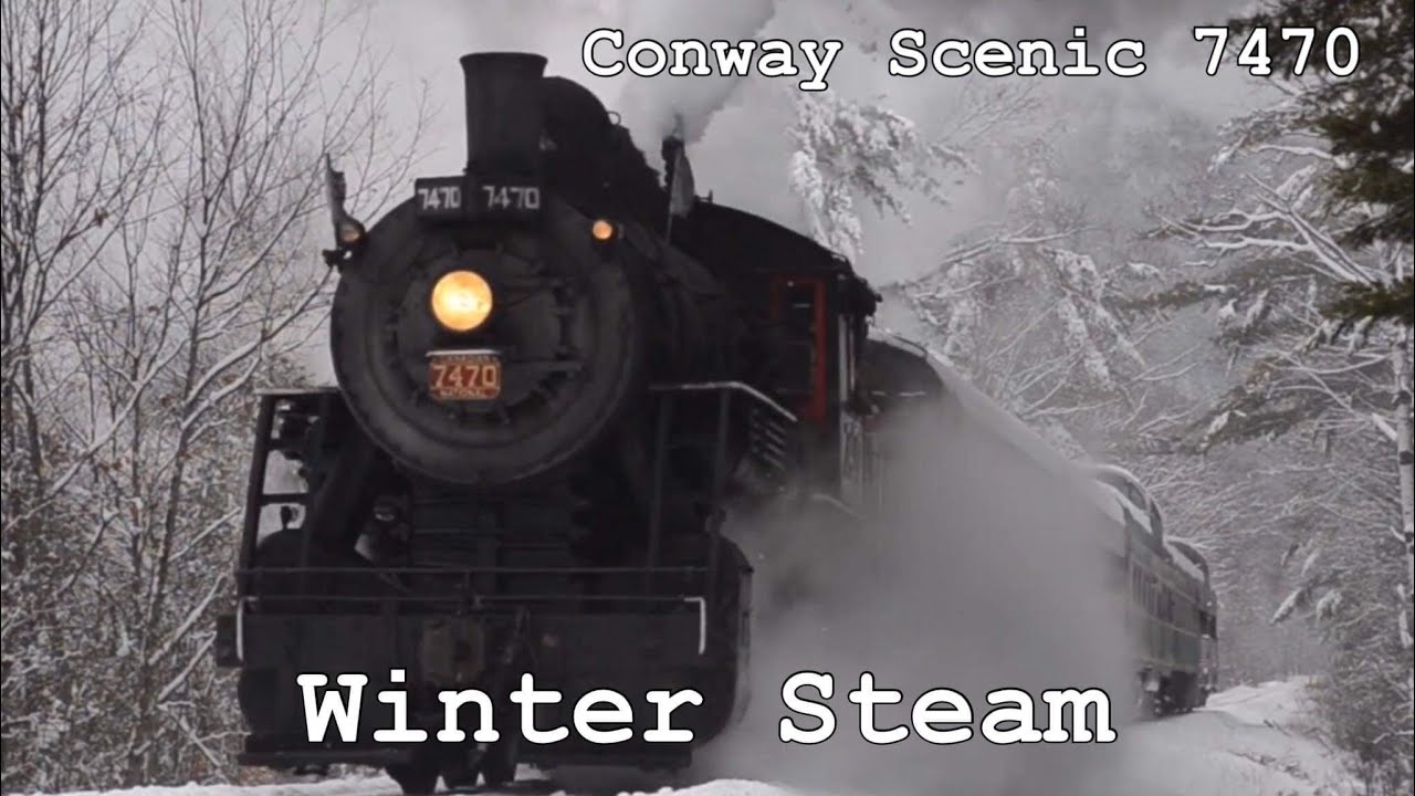 Winter Steam on the Conway Scenic