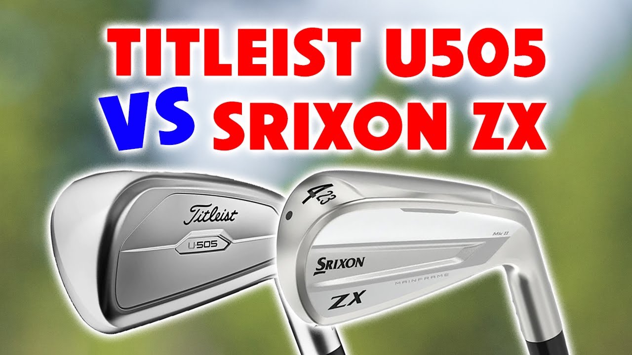 Обзор Titleist U505 против Srixon ZX