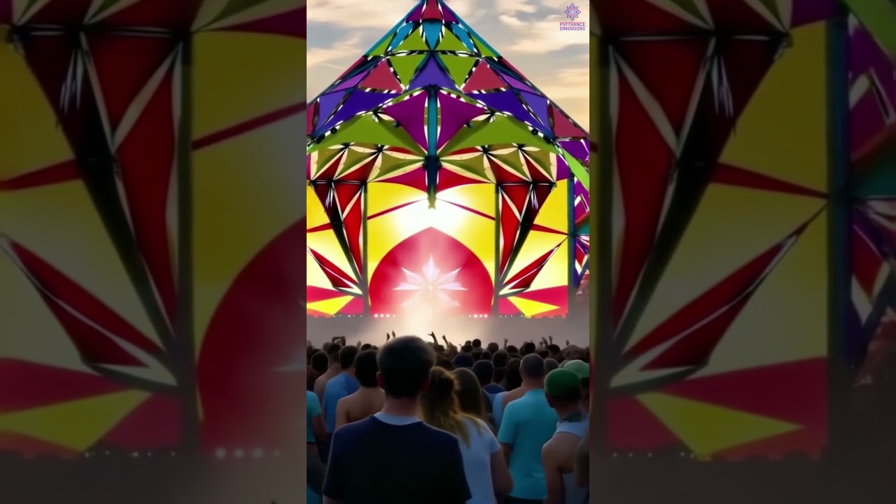 Fractal Eclipse Awakening | Full On Psytrance Visual Journey (Hypnotic & Immersive)