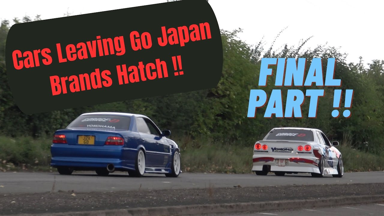 Cars Leaving Go Japan Brands Hatch !!