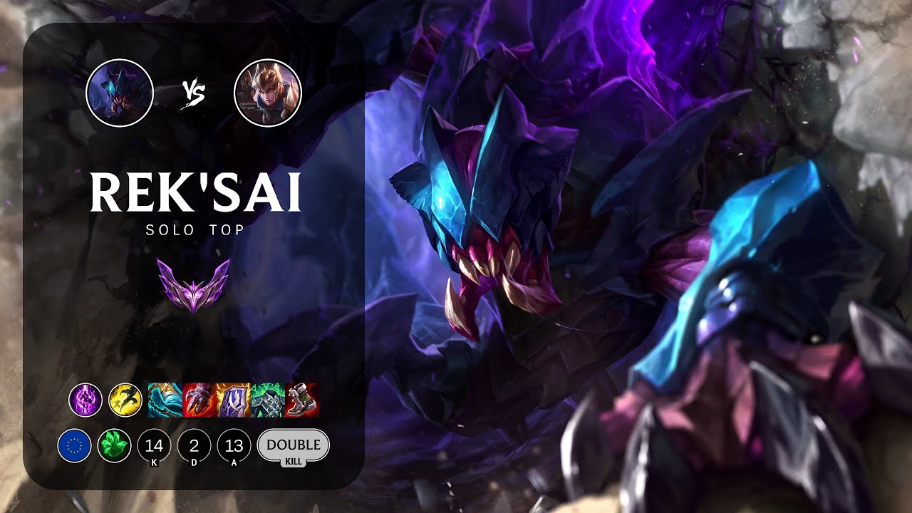 Rek'Sai Top vs Quinn - EUW Master Patch 14.7