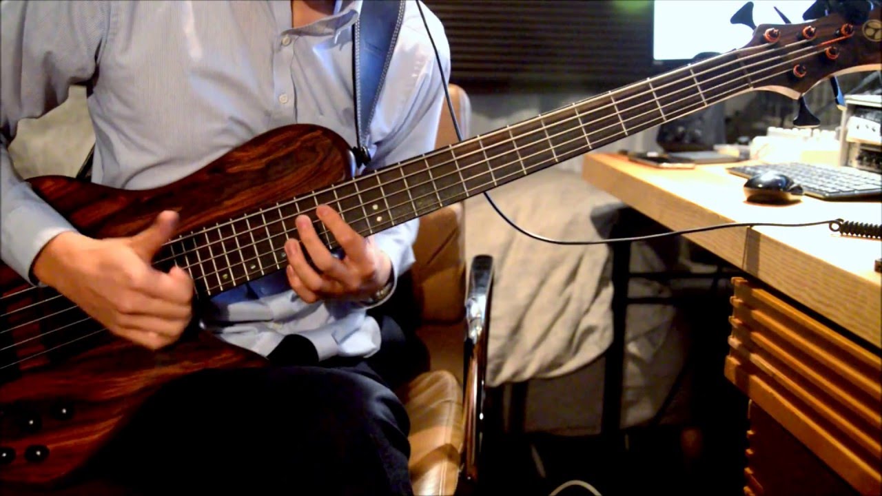Rushed love / Gustavo dal farra / Slap bass solo 【cover】Adamovic Halo 5