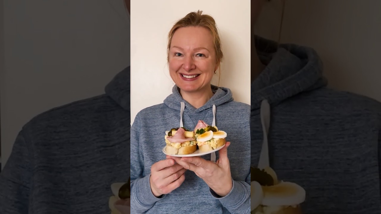 How to Make a Classic Czech Open-Faced Sandwich (Obložený Chlebíček) 