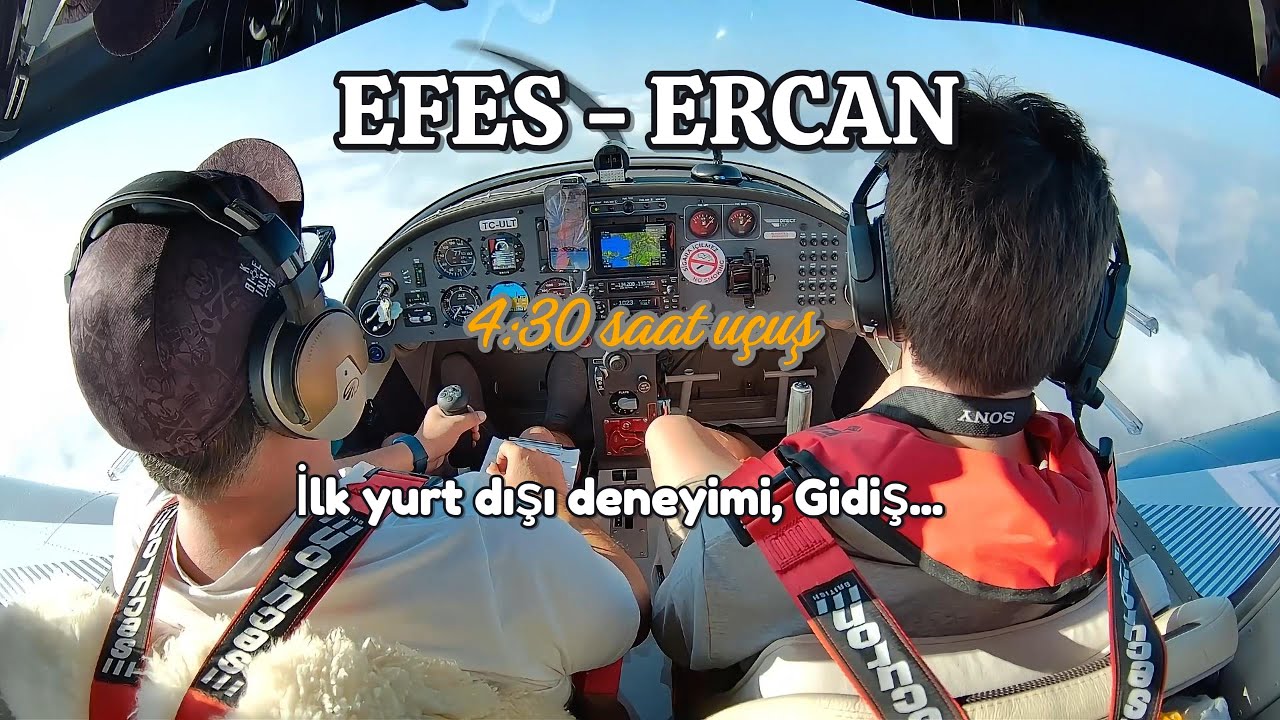 Sel&ccedil;uk Efes'den Kıbrıs Lefkoşa Ercan'a gidiş...