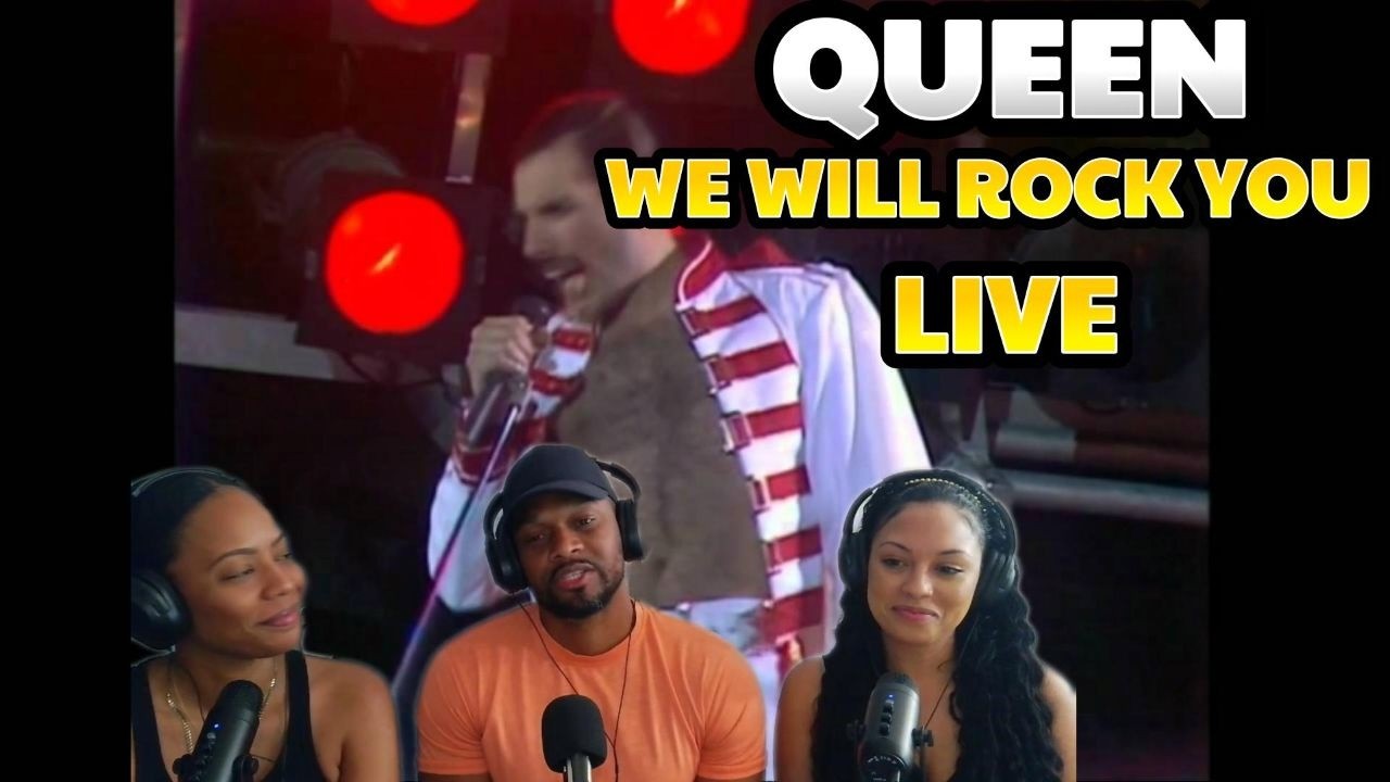 Queen - We Will Rock You (Live At Wembley) FIRST TIME REACTION