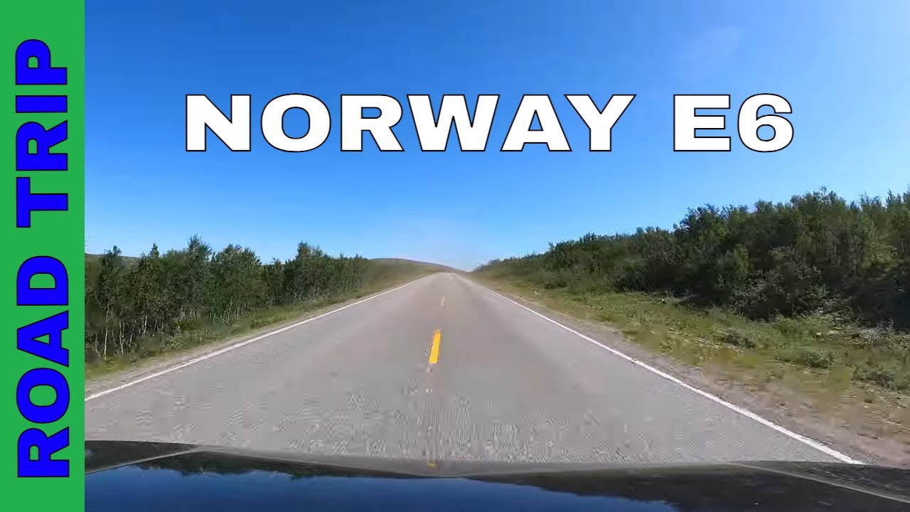 Scenic Drive 4K E6 Aisaroaivve to Olderfjord Norway