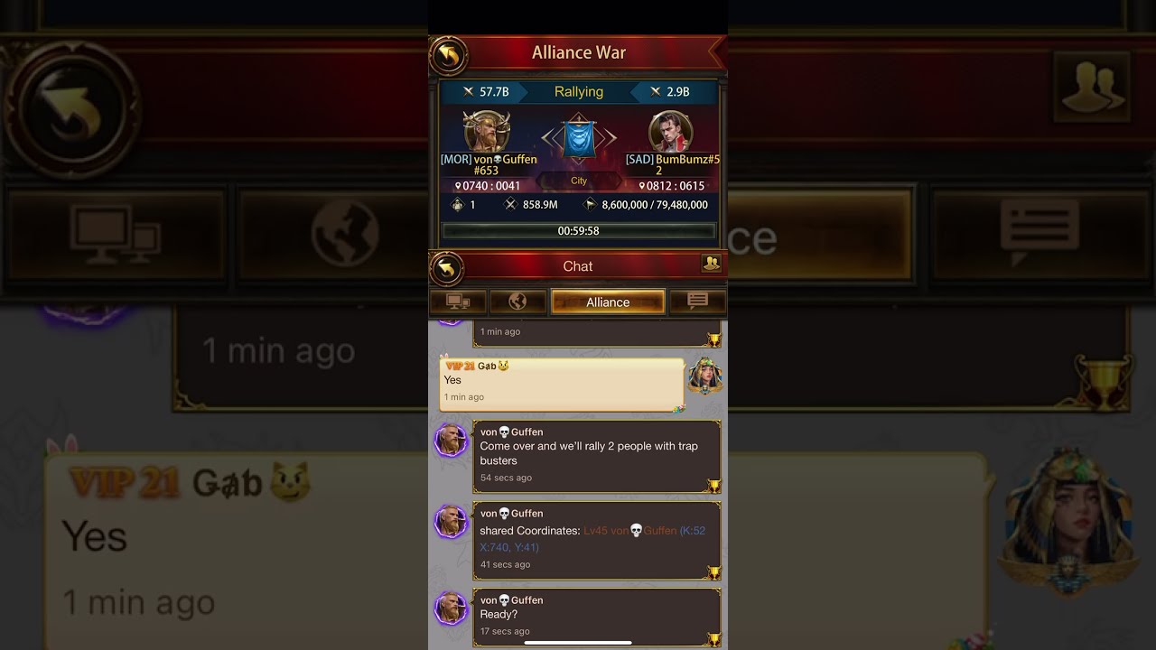 Trap busting vs s52 #evony #evonythekingsreturn #evonysvs #evonyserverwar #evonytkr #evonythronewar