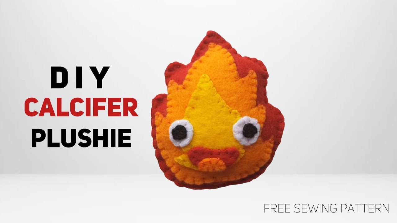 How to Make a Calcifer Plush [Free Pattern]
