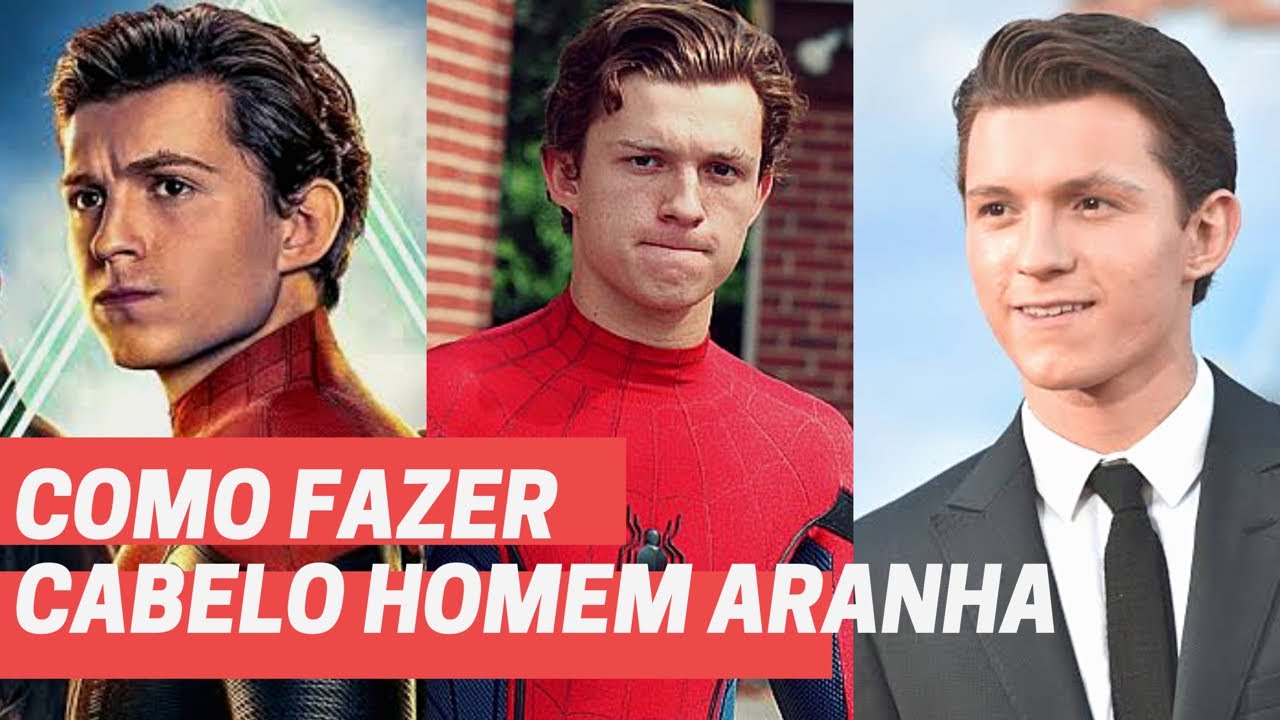 COMO FAZER CABELO TOM HOLLAND HOMEM ARANHA | TOM HOLLAND HAIRSTYLE