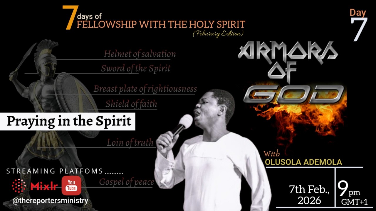 DAY 7: PRAYING ALWAYS IN THE SPIRIT