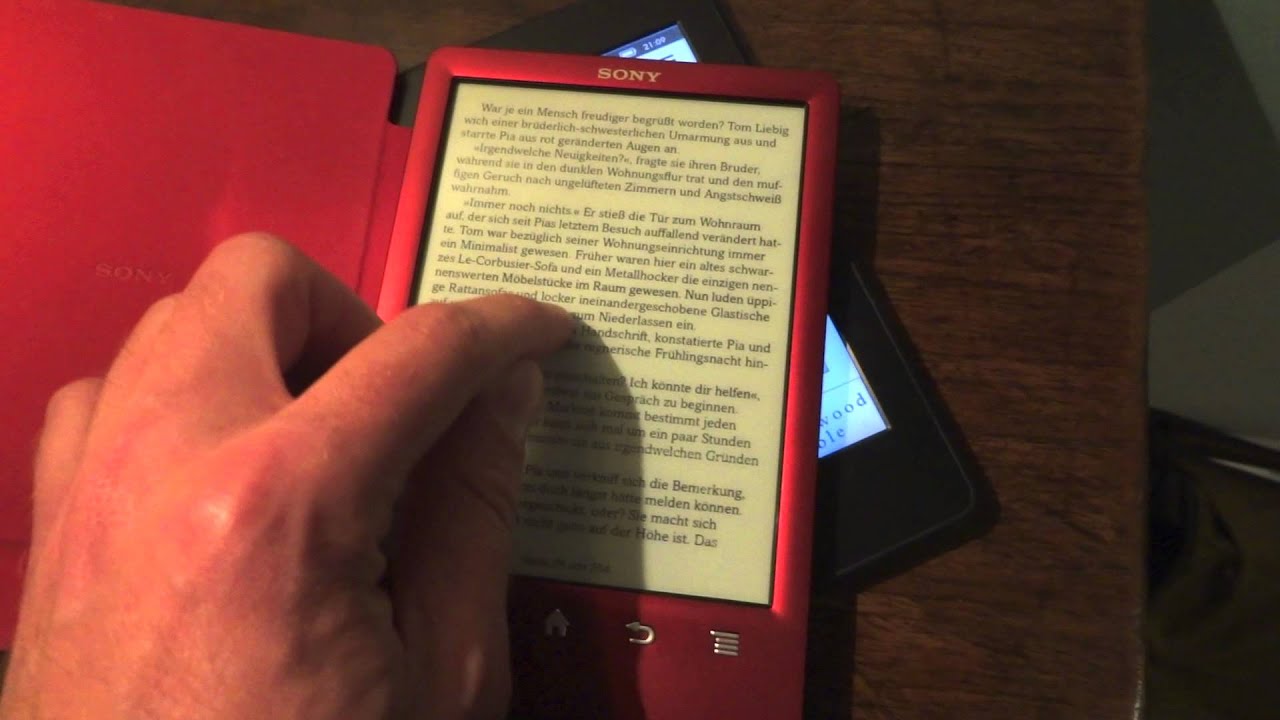 Sony Reader PRS-T3 Hands-On [german/deutsch]