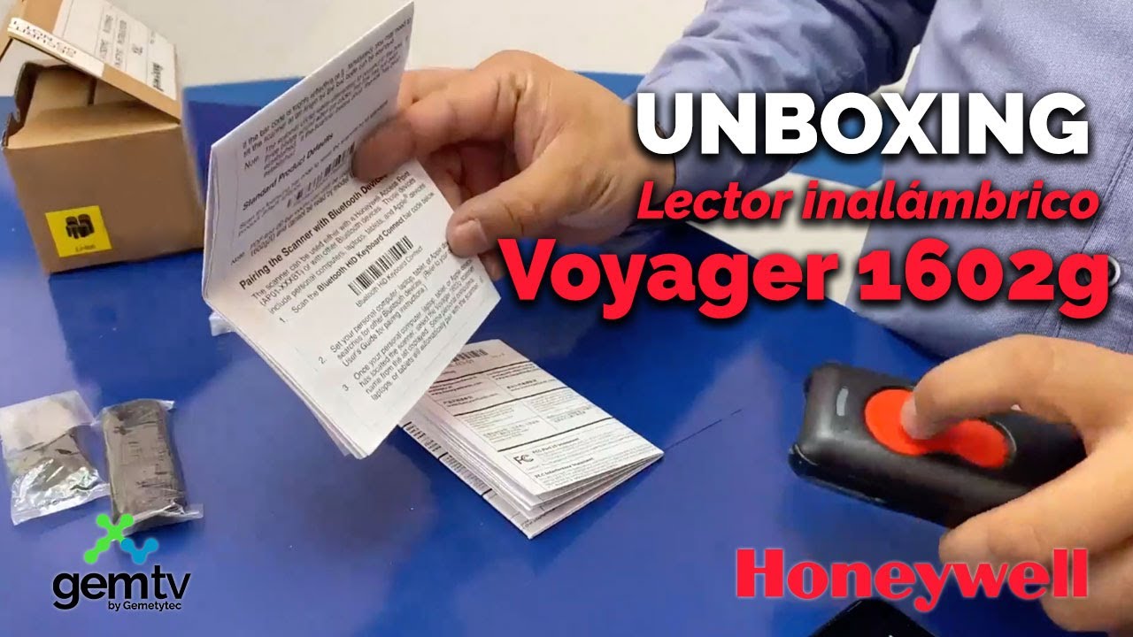 UNBOXING- Escáner de bolsillo Voyager 1602g de #HONEYWELL