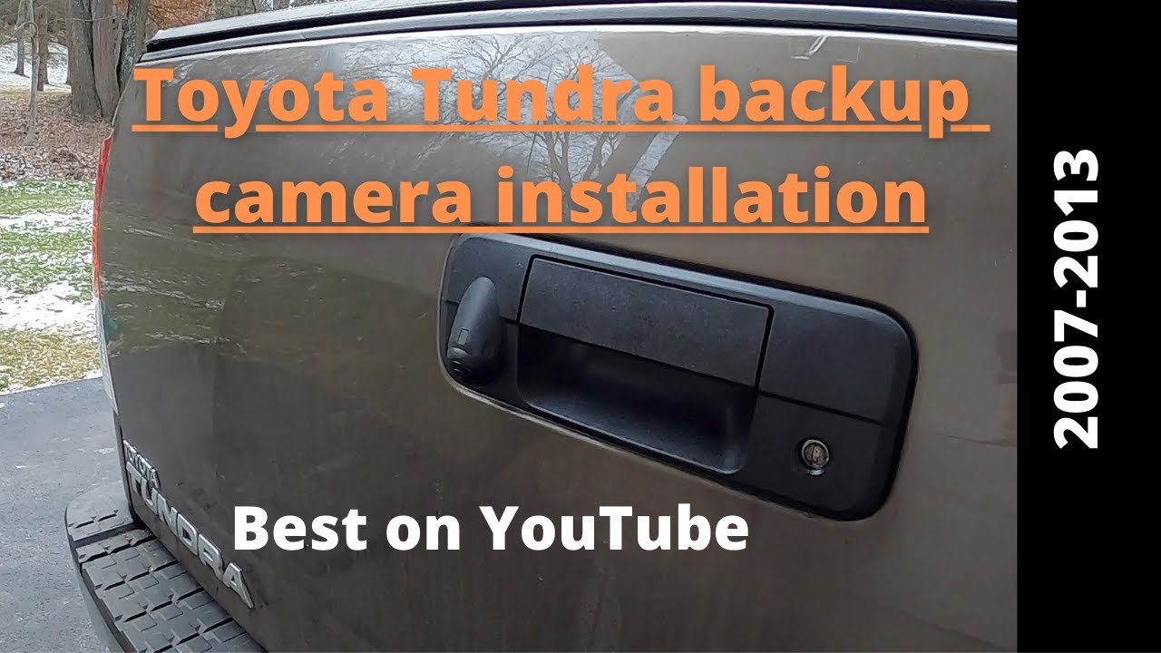 TOYOTA TUNDRA backup camera installation, ultimate guide with all details. ISSYAUTO backup camera