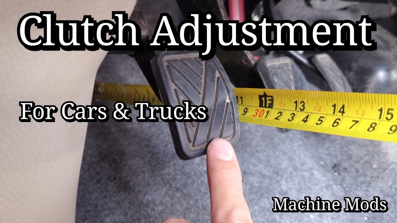 How to adjust the clutch pedal freeplay for all Cars and trucks SUZUKI APV #clutch Machine Mods