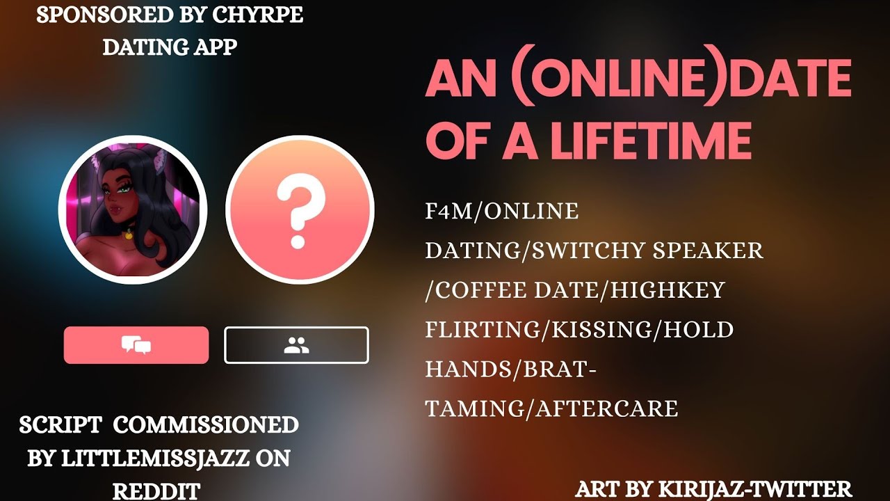 AN(ONLINE)DATE OF A LIFETIME[F4M][ASMRRP][COFFEE DATE][KISSING][BRAT-TAMING][AFTERCARE][HANDHOLDING]
