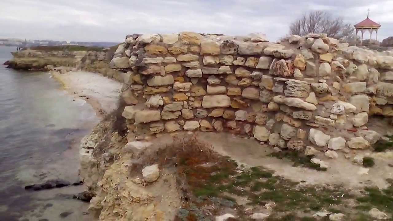 Chersonez Taurydzki - widok na morze Czarne (Krym)