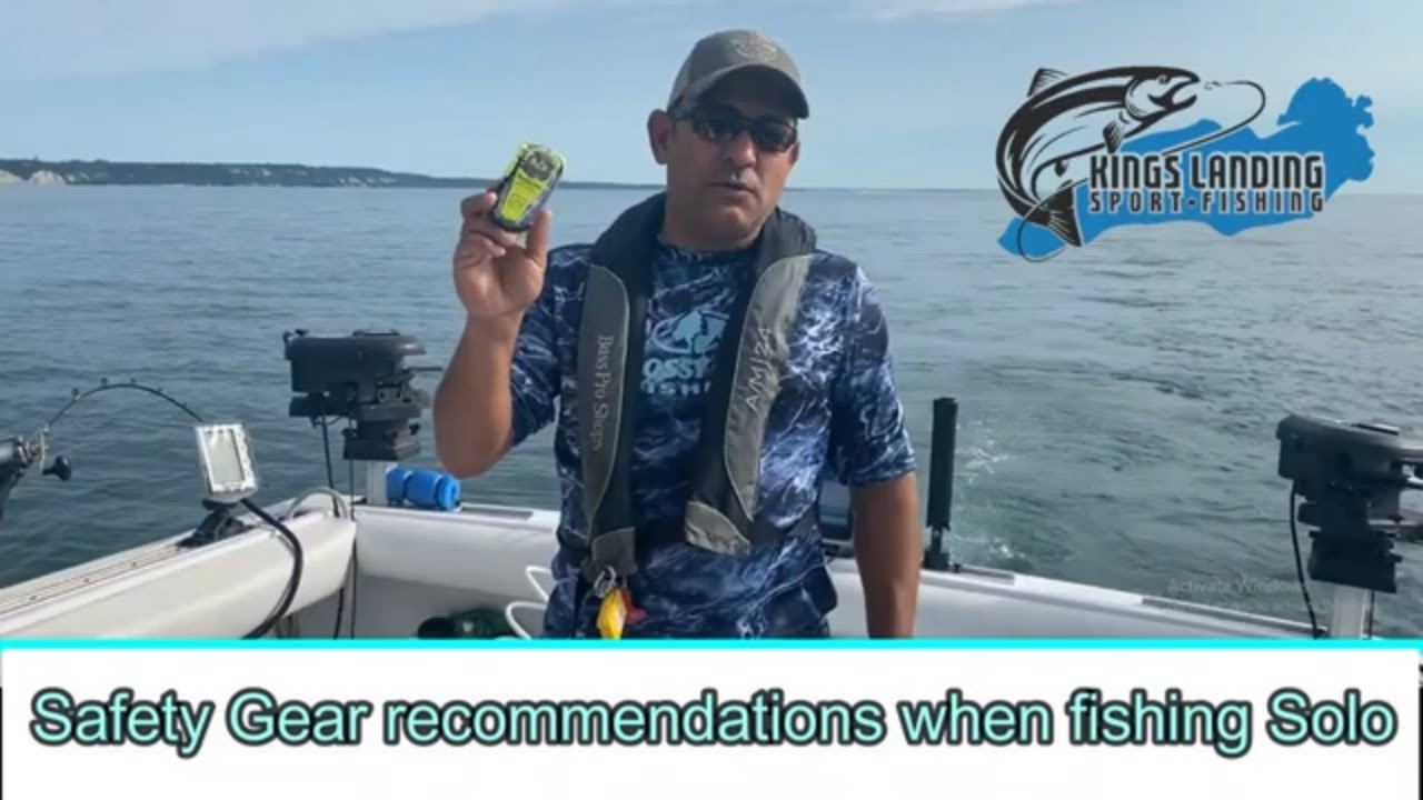 Highly recommended Safety Gear when Fishing or Boating Solo