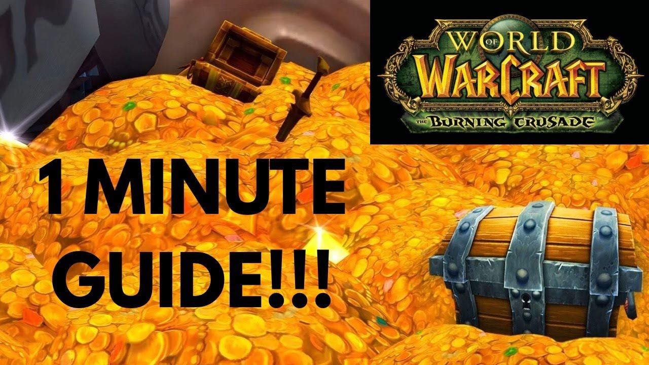 HOW I MADE 2K GOLD IN LESS THAN A WEEK IN WOW TBC PRE PATCH!