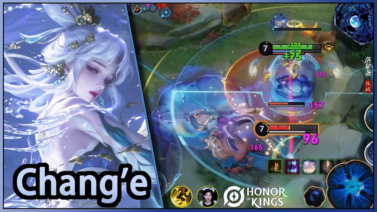 Chang’e｜This is Chang'e's most beautiful skin.｜Esta é a skin mais bonita da Chang'e.｜Honor of Kings