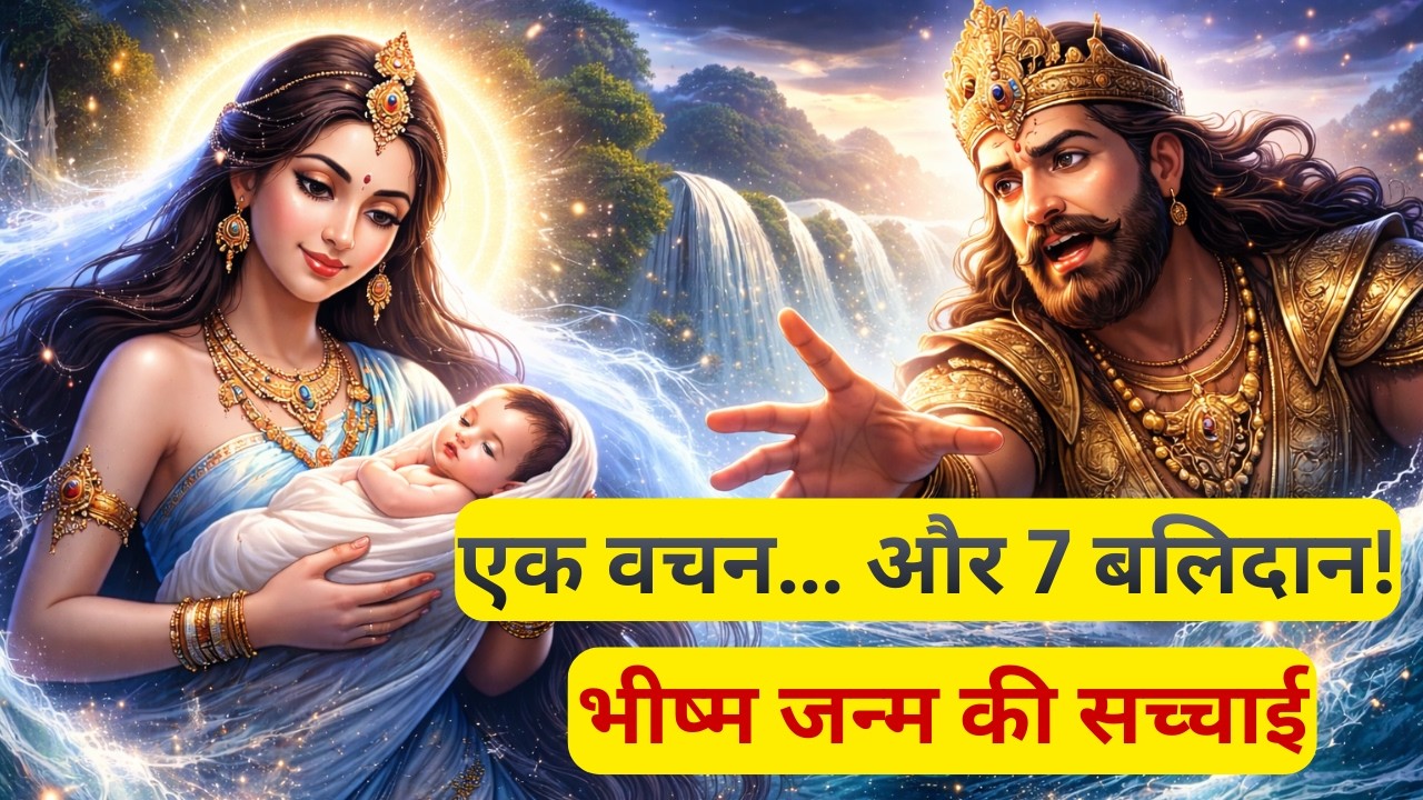 गंगा ने 7 बच्चों को नदी में क्यों बहाया? जानिए भीष्म का असली रहस्य!
