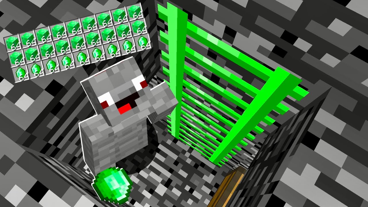 geheime OP EMERALD TREPPE in Minecraft LUCKY BLOCK BEDWARS