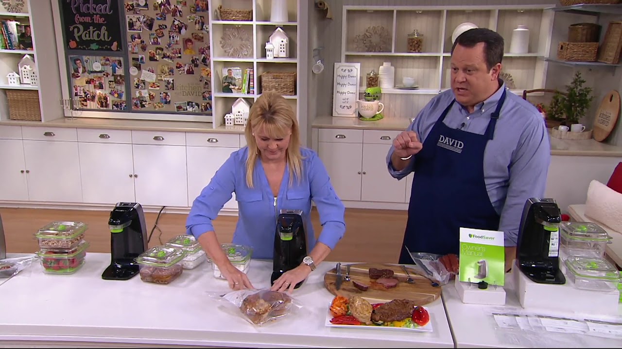 FoodSaver FreshSaver w/ Containers & Zipper Bags on QVC