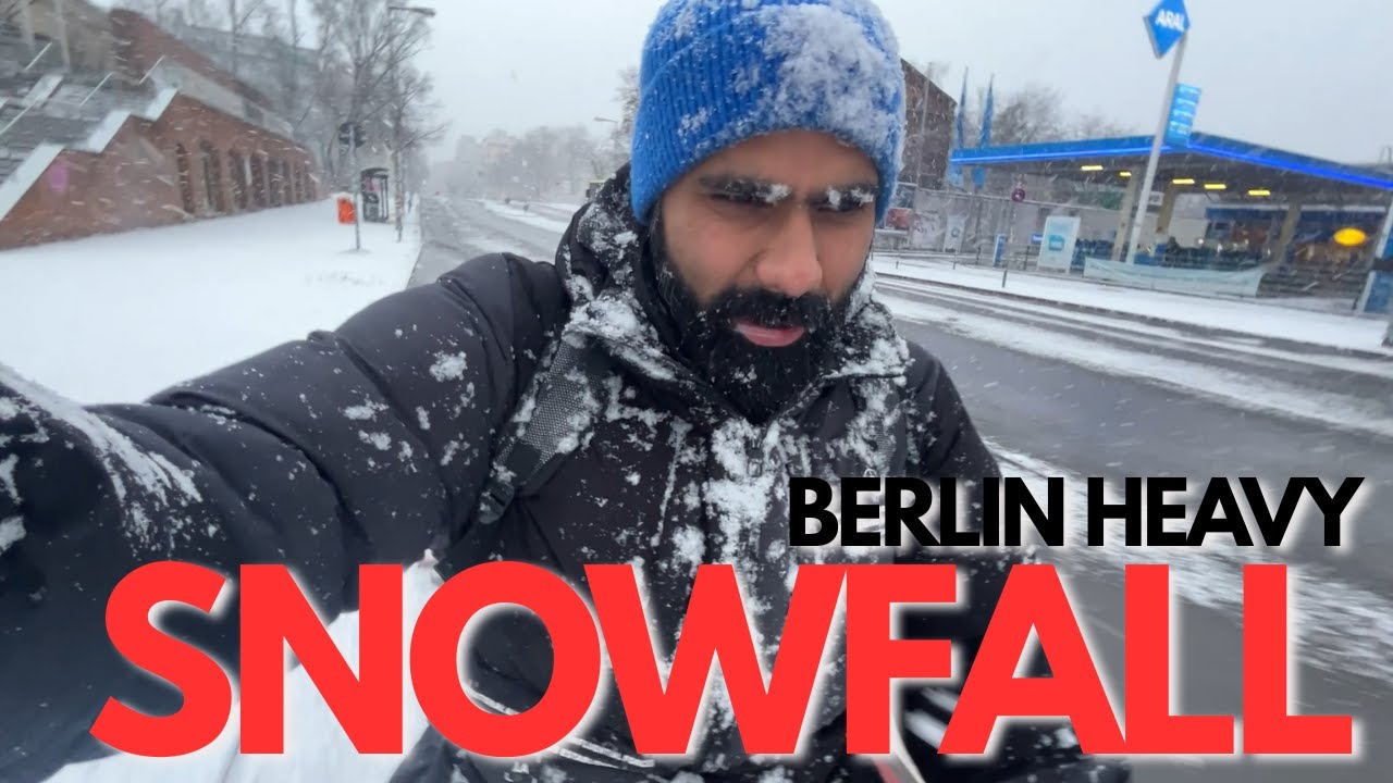 Best Experience in Snowfall | Berlin Snow Vlog | #vlog211