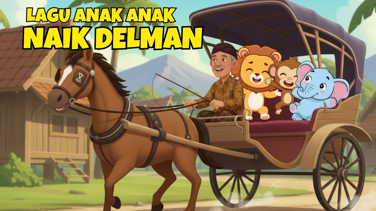 Naik delman - Lagu anak anak - Lagu anak terbaru 2026 - Lagu anak balita @indokidschannel45