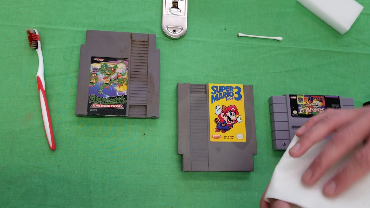 How to safely clean your retro games