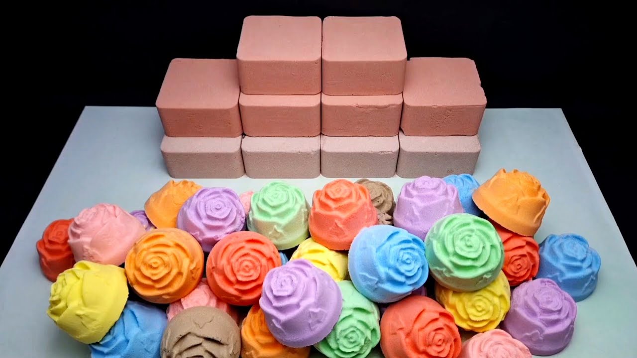 ASMR baking soda | Flowers