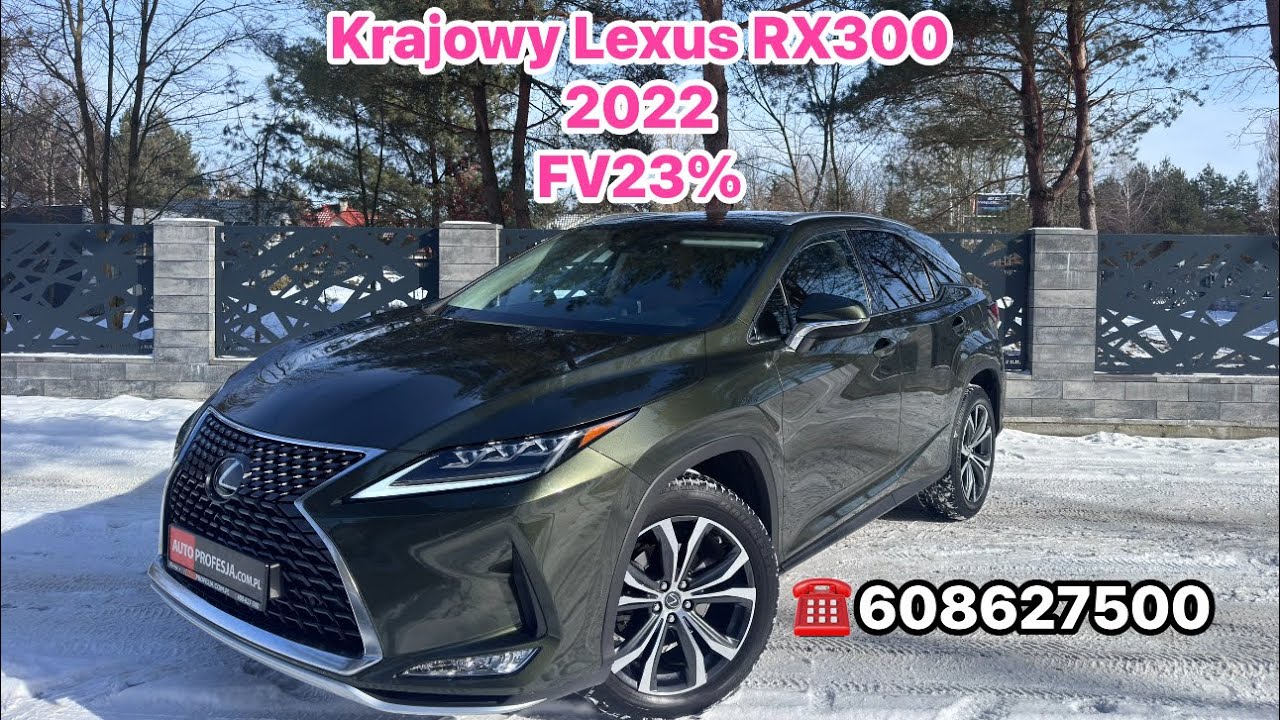 Krajowy Lexus RX300 Business Edition + 2022 FV23%