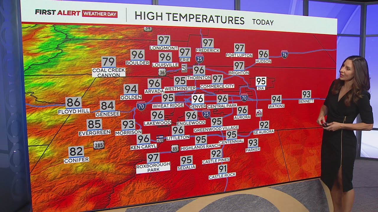 Colorado heat sticks around through the weekend before monsoon moisture returns next week