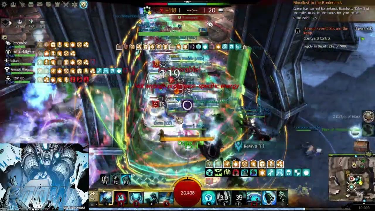 #GW2 #WvW #TM vs DAWN/BP/FATE/LION/PACK