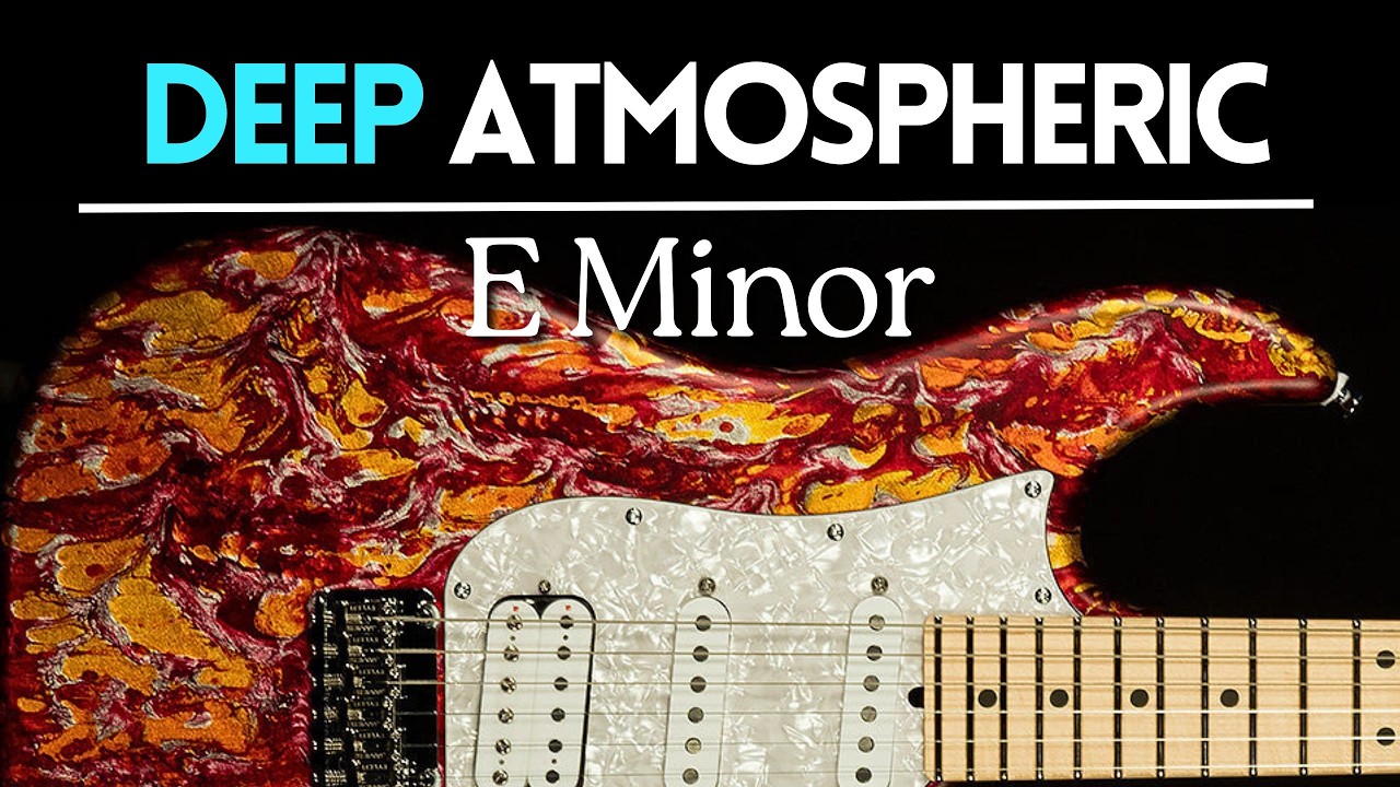 Deep Awakening Atmospheric Guitar Backing Track Jam in E Minor