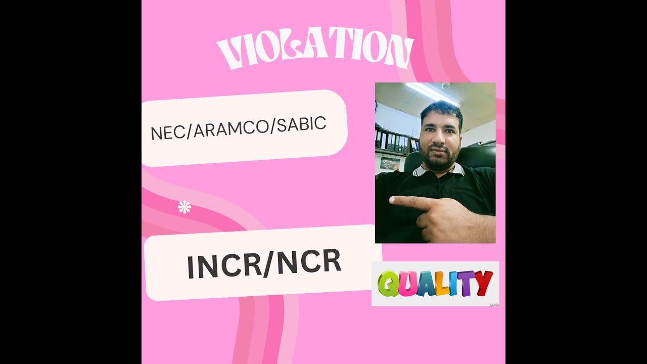 violation / INCR /NCR /WS
