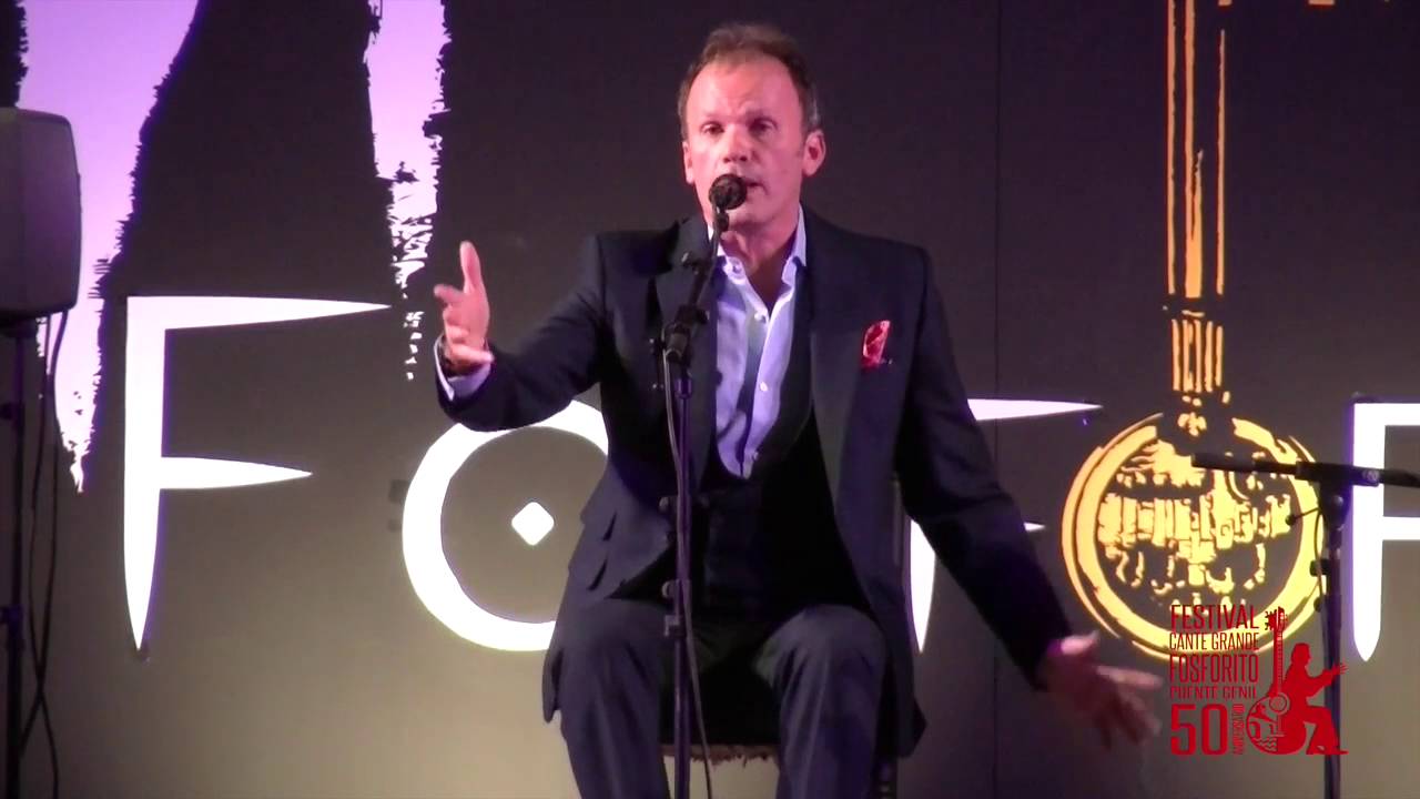 David Pino en el 50 Festival Cante Grande Fosforito Puente Genil