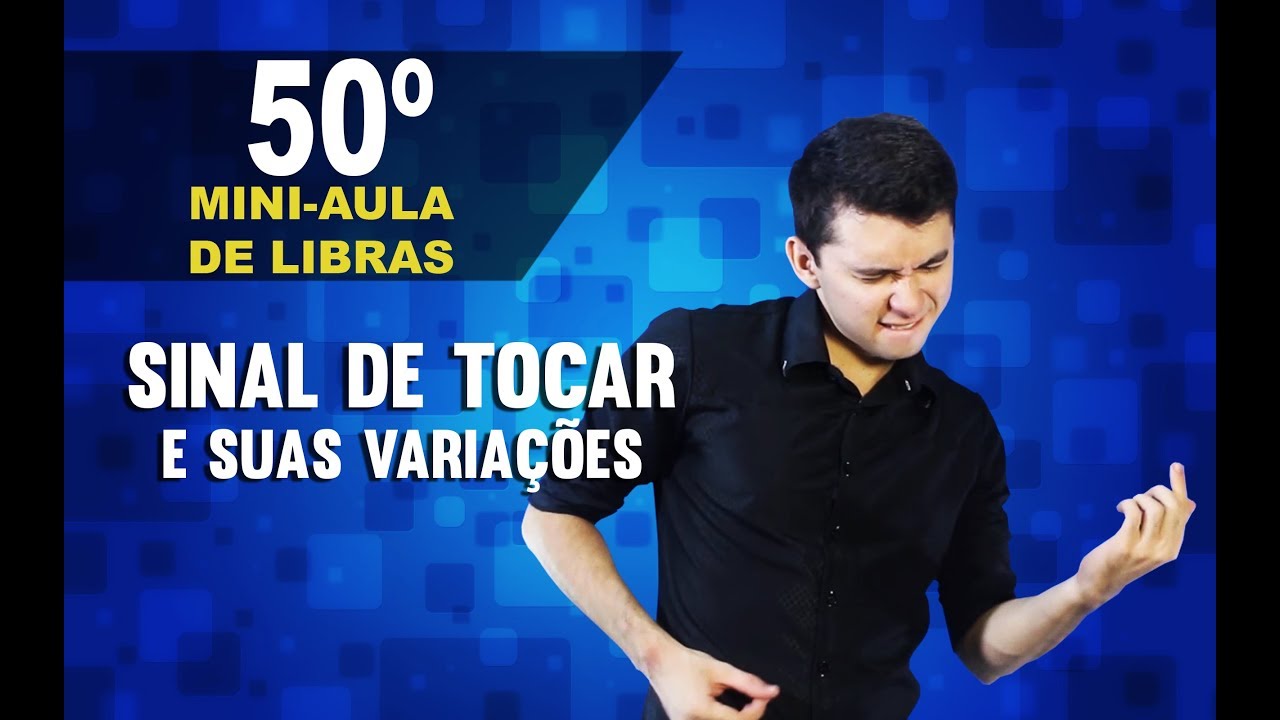 COMO SE DIZ EM LIBRAS TOCAR? | MINIAULA DE LIBRAS | DANRLEY OLIVEIRA