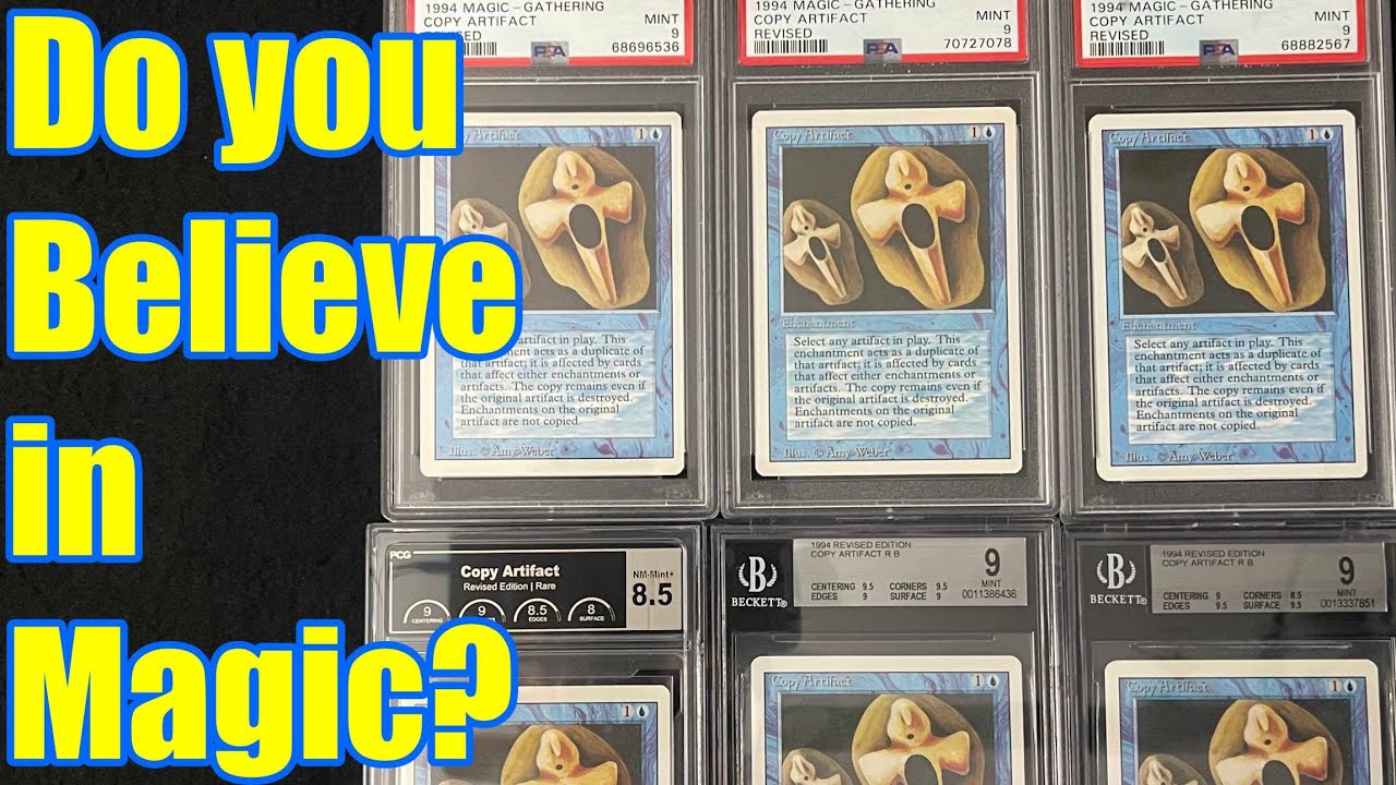 Do you BELIEVE in Magic?  Graded MTG, Reserved List, Raw Cards, I have faith and im still buying