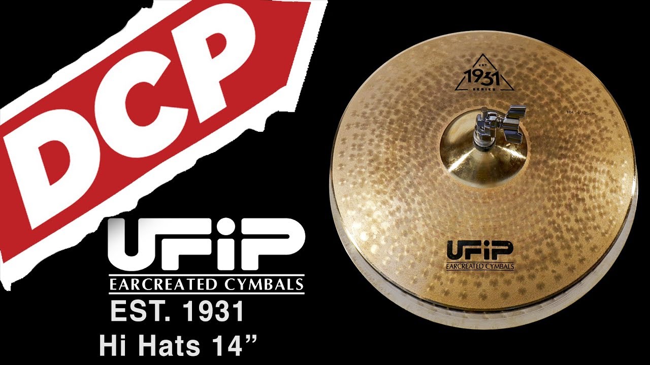 UFIP EST 1931 Hi Hat Cymbals 14" 908/1034 grams EST-14HH