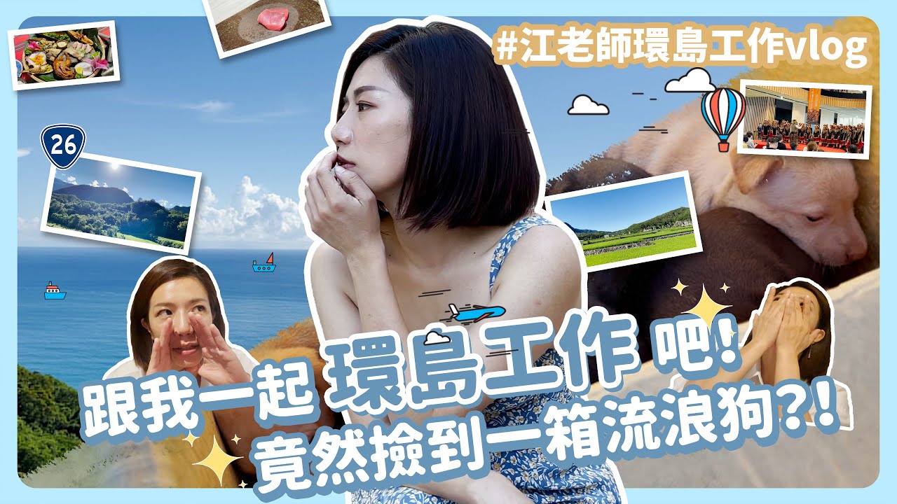 跟我一起環島工作吧! 竟然撿到一箱流浪狗?!