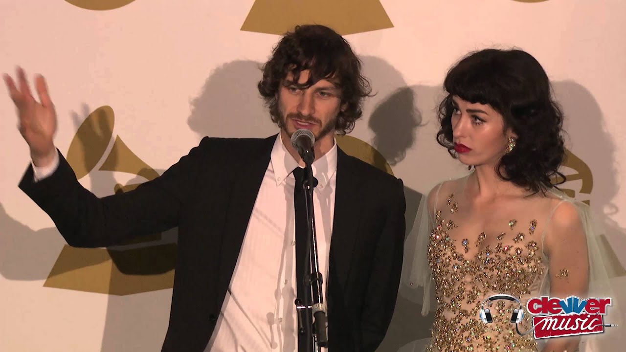 Gotye & Kimbra Interview- 2013 Grammy Awards Backstage