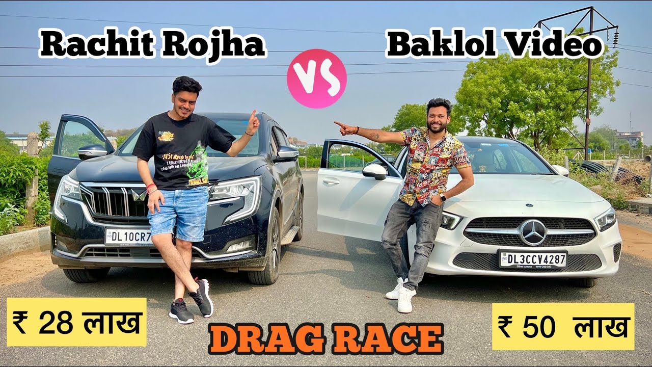XUV 700 vs MERCEDES DRAG RACE @BakLolVideo  Shocking Results 😨