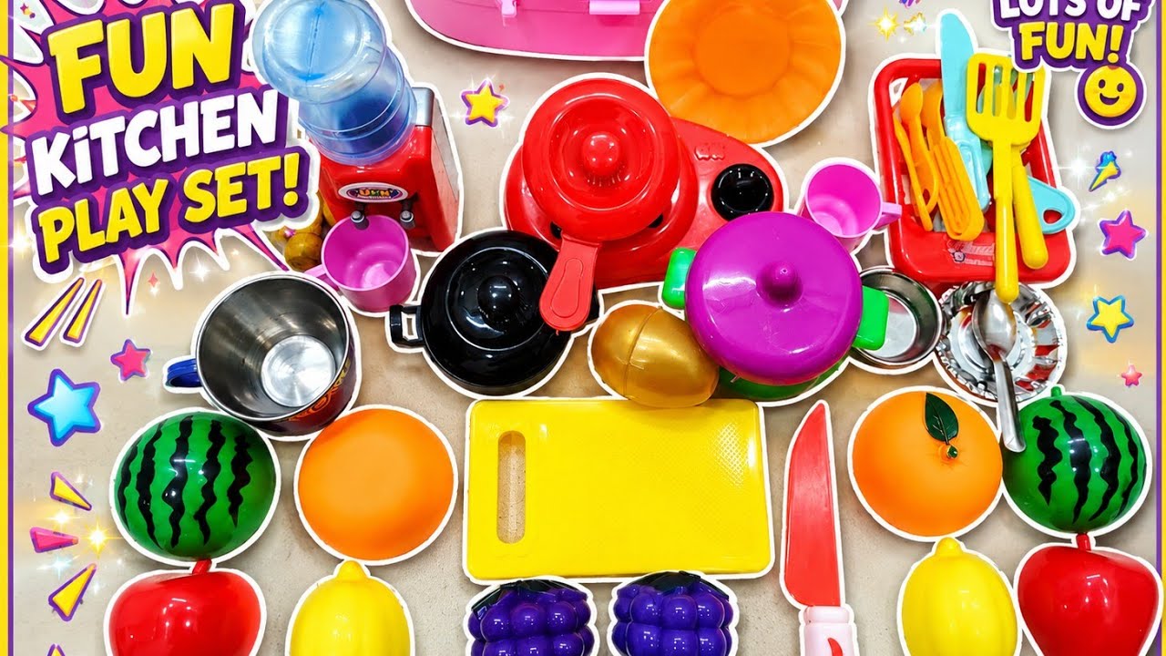 5 Minutes Satisfying With Unboxing Kitchen Set Toy Review 