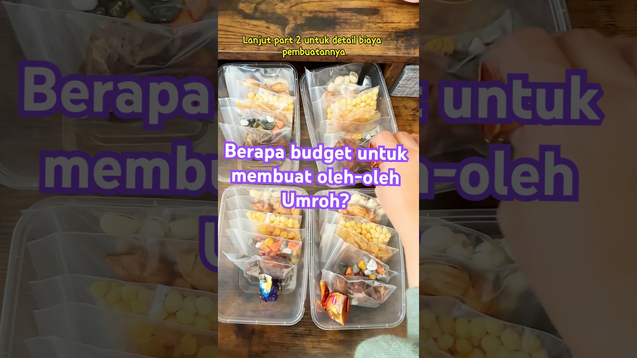 Membuat Oleh-oleh Umroh/ Haji