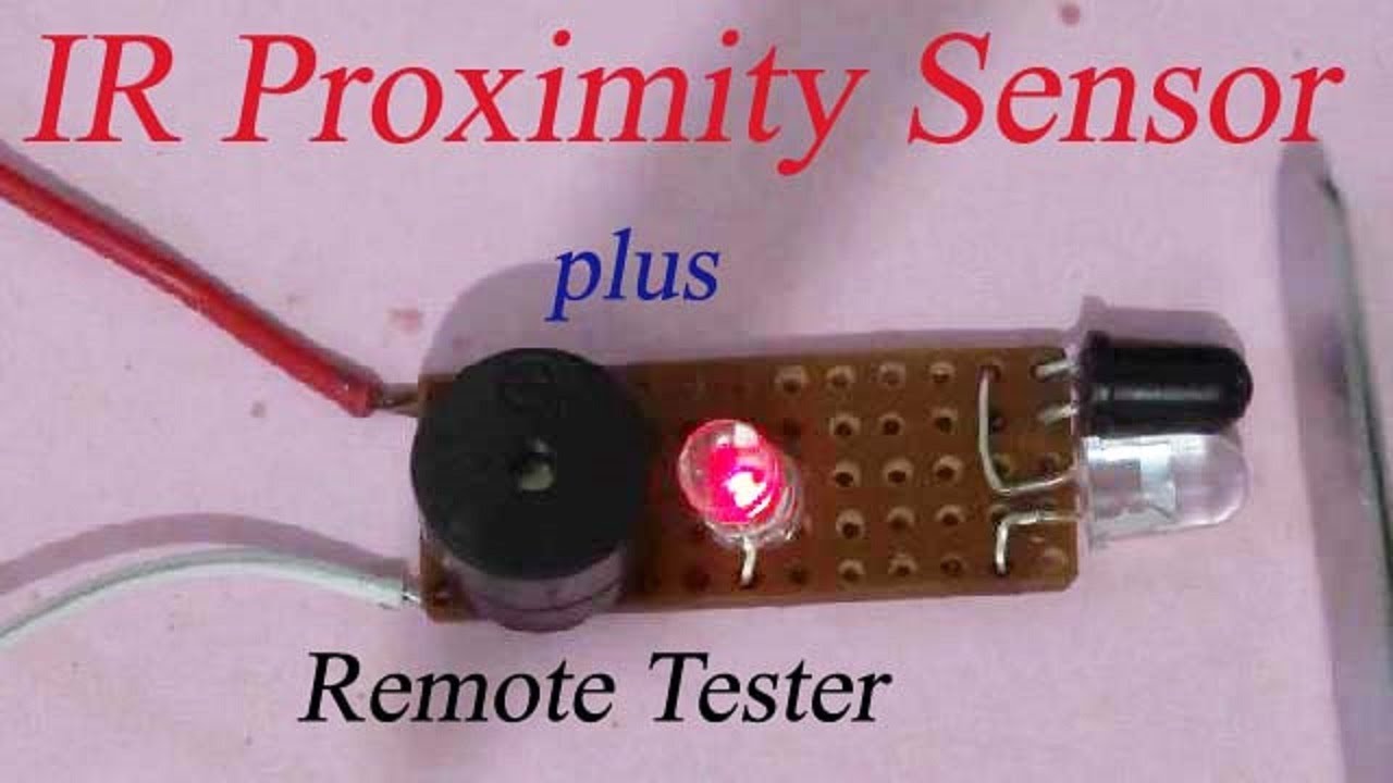 IR Proximity Sensor plus Remote Tester #irproximitysensor #proximitysensor