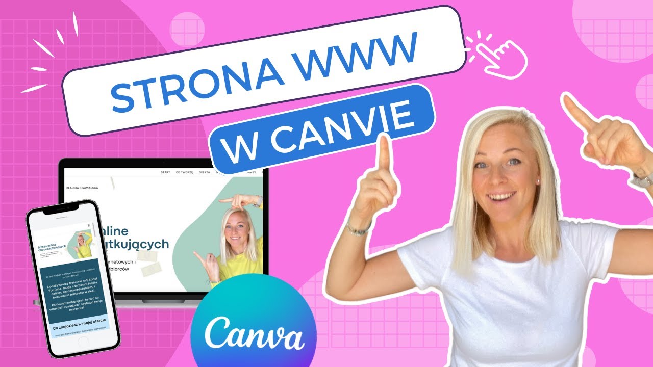 Strona internetowa za darmo w Canvie | Jak zrobić stronę w mniej niż 10 min | Tutorial krok po kroku